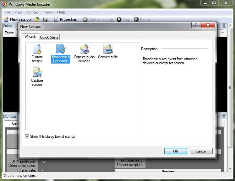 Stream a cam With Windows Media Encoder